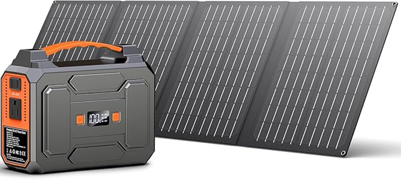 200w 40w panels 146wh