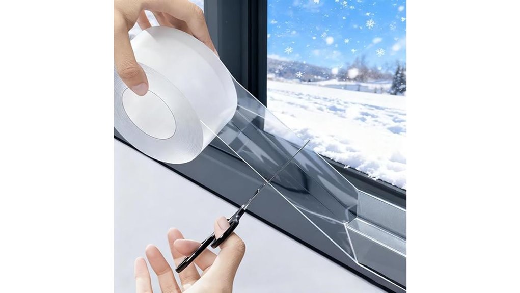 20 mil transparent weather tape
