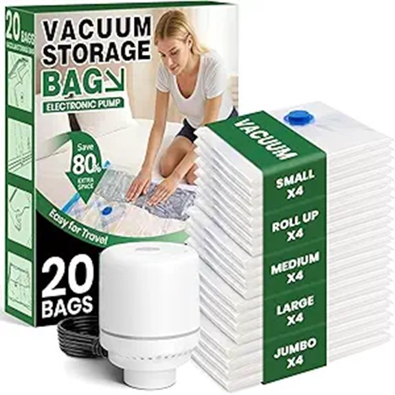 20 pack vacuum storage bags