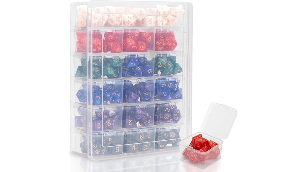 210 dice plastic storage