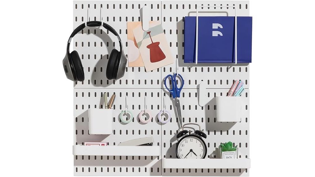 22x22 modular pegboard organizer