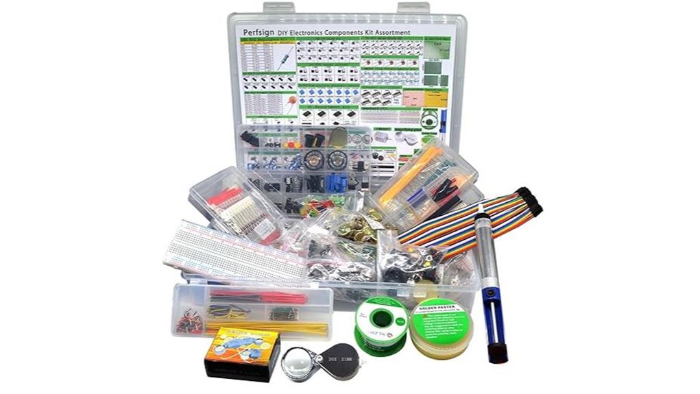 2300 piece diy electronics kit