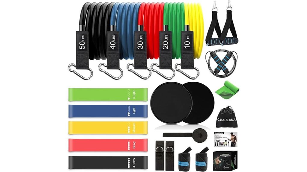 23 pack resistance band set