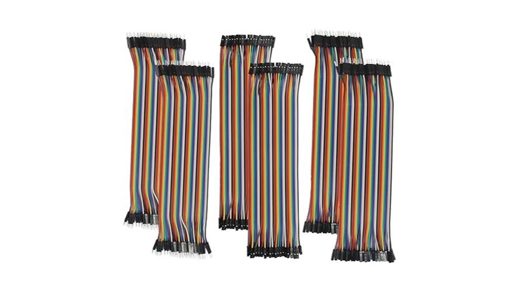 240 piece multicolored dupont jumper wires