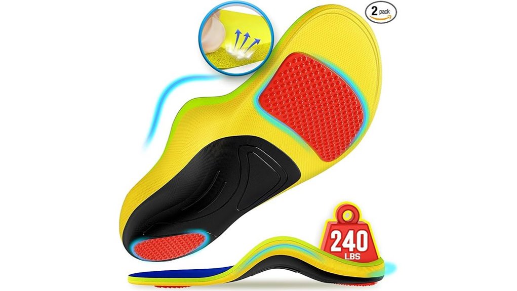 240lb plantar memory arch