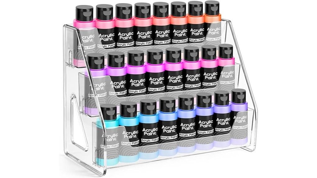 24 bottle three layer acrylic organizer
