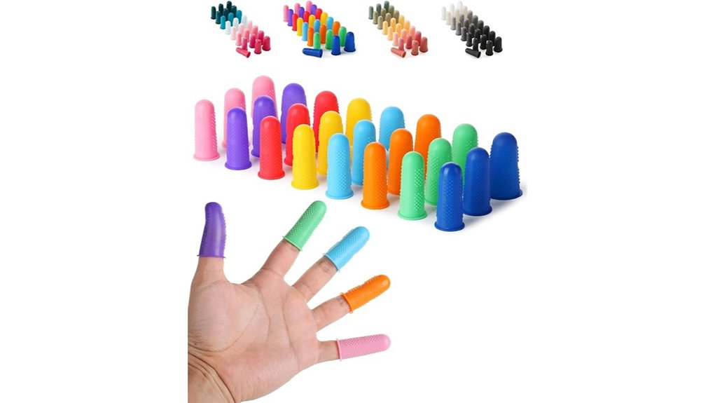 24 piece silicone finger guards
