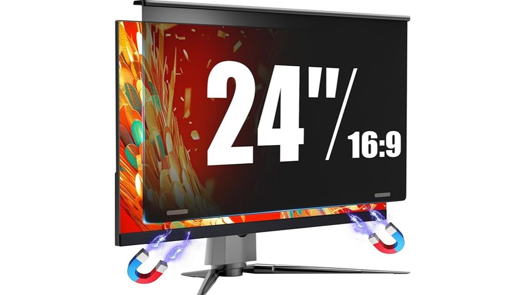 24in magnetic anti glare privacy