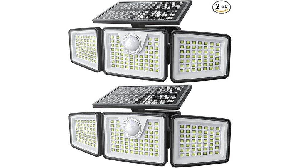 2500lm solar motion lights