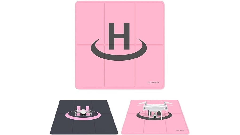 25 inch pink weighted landing pad