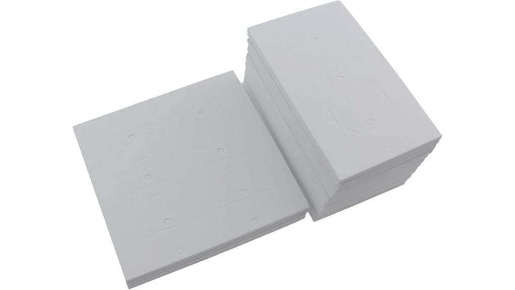 25pcs white foam gaskets