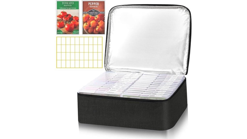 26 slot insulated seed box