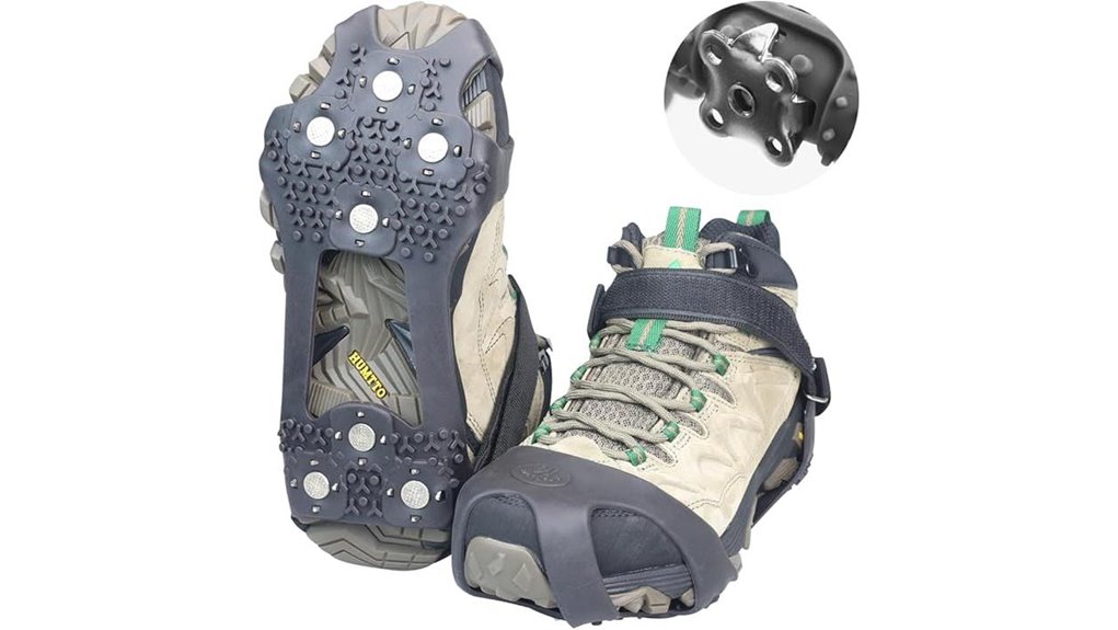 28 spike stainless steel ice cleats