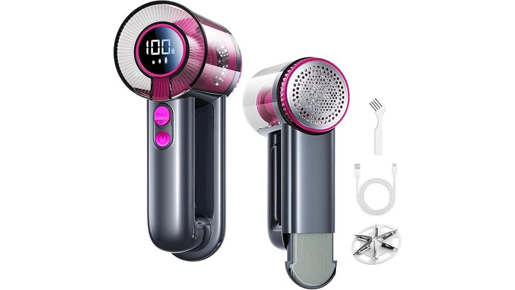 2 in 1 rechargeable fabric shaver
