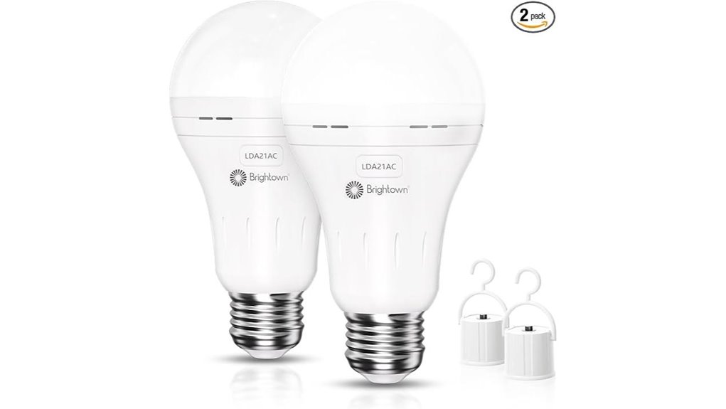 2 pack a70 led emergency bulbs