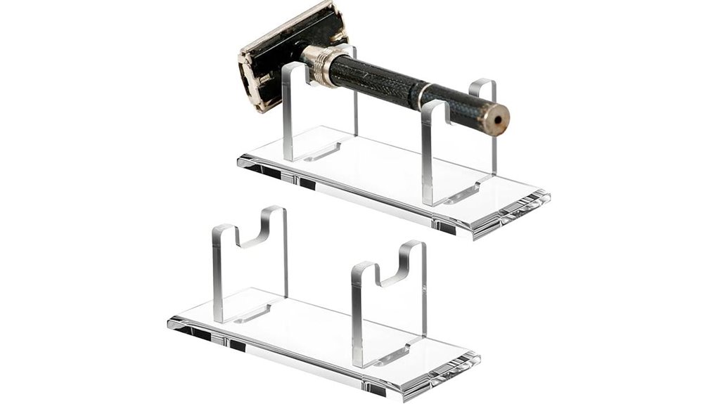 2 pack acrylic razor bracket