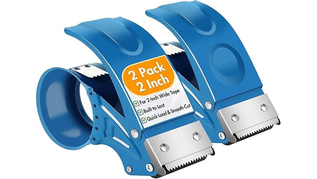 2 pack heavy duty tape dispenser