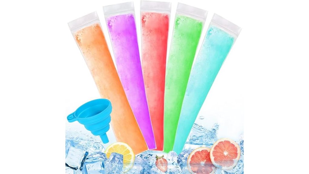 300 bpa free ice pop bags
