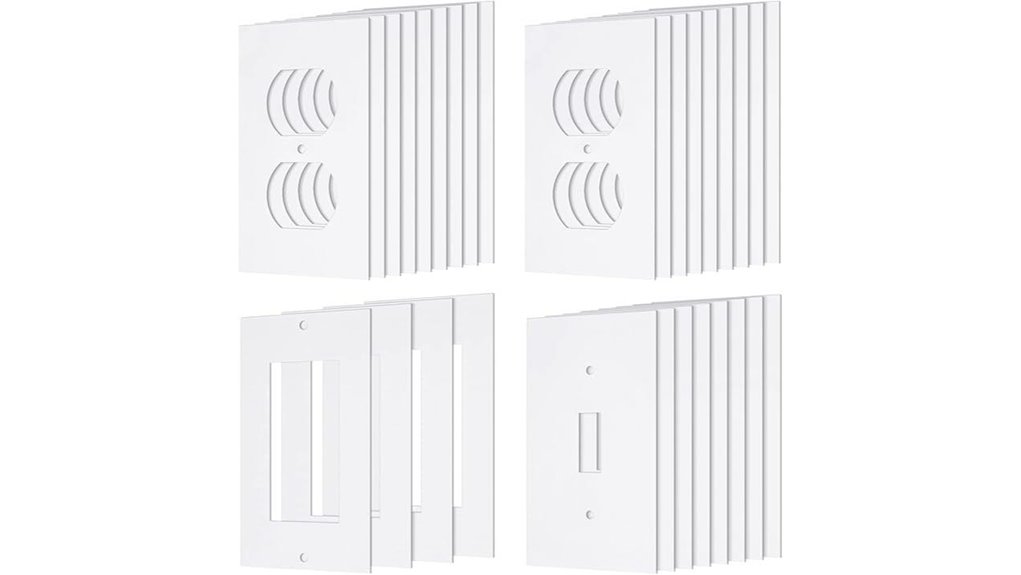 30 piece weatherproof outlet pads