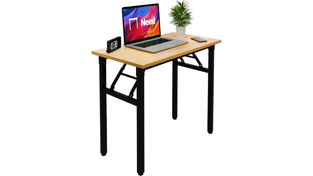 31 5 inch teak folding desk