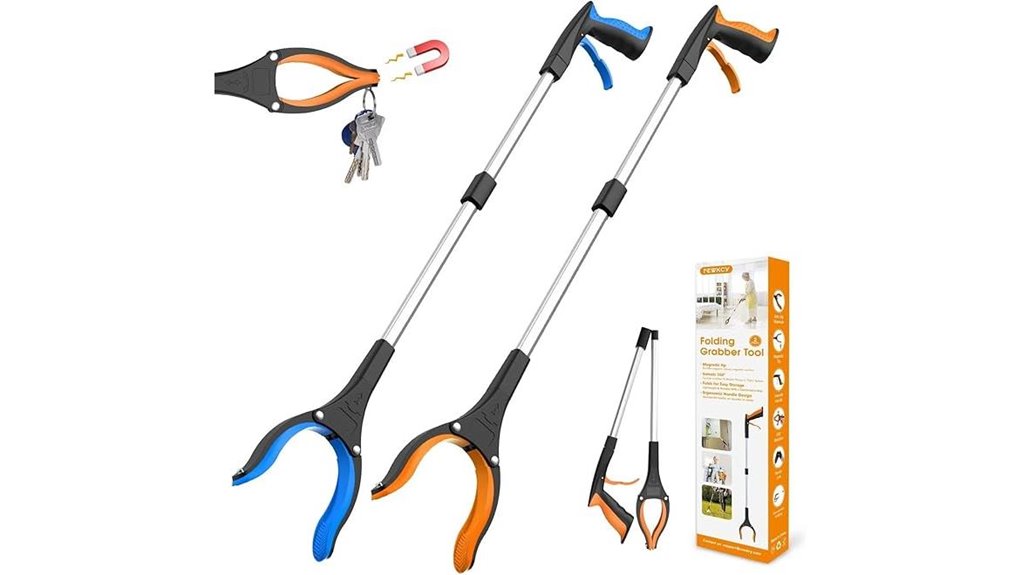 32 inch foldable magnetic grabbers