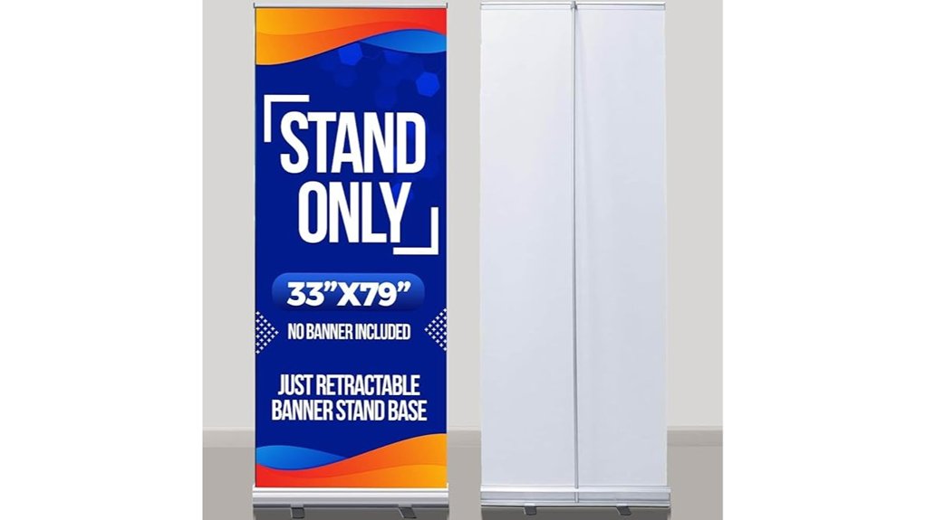 33x81 retractable banner stand