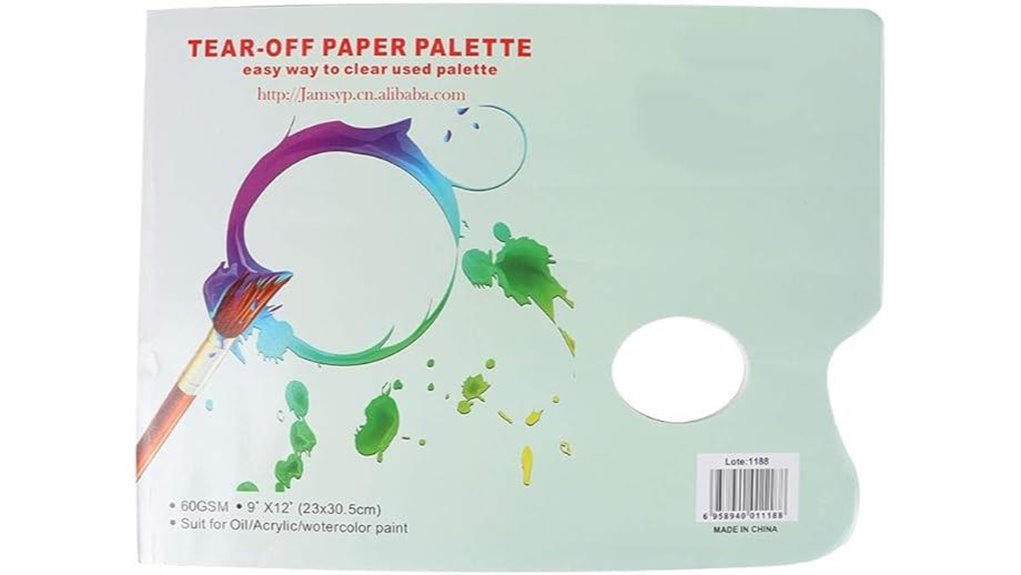 35 a4 tear off palette