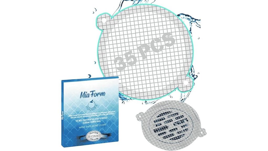 35 pack shower hair mesh