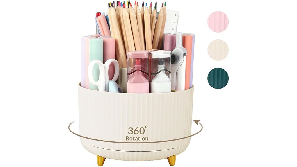 360 rotating pen organizer