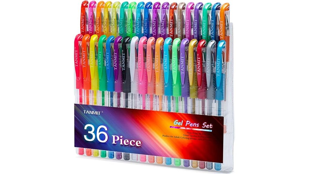 36 color pens extra ink