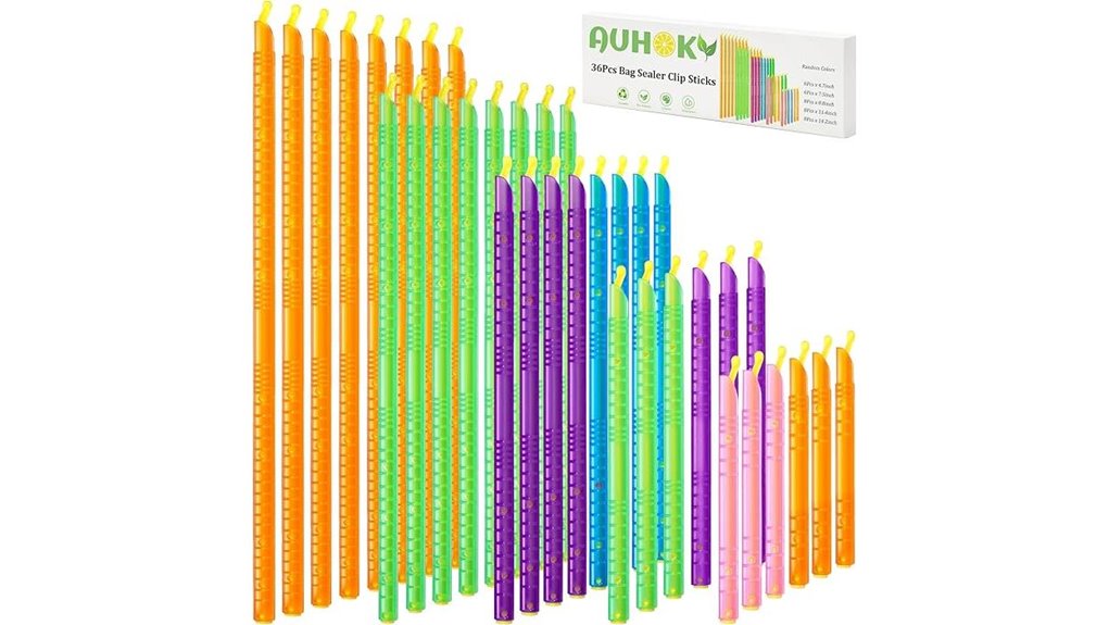 36 piece bag sealer sticks five sizes