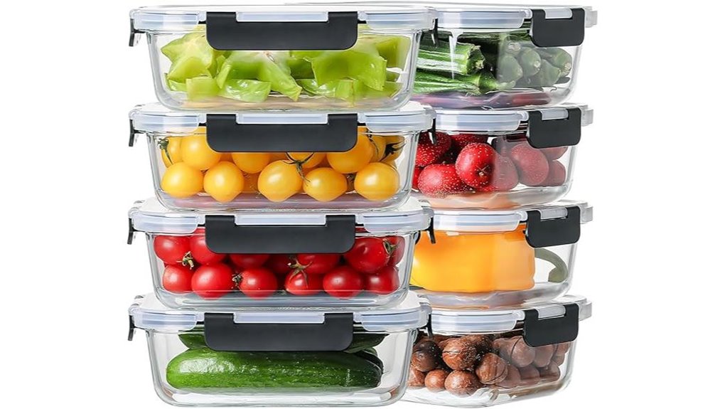 36oz glass meal containers