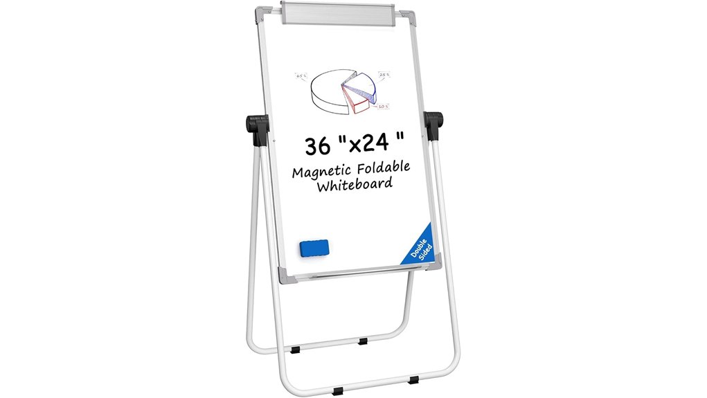 36x24 portable double sided whiteboard