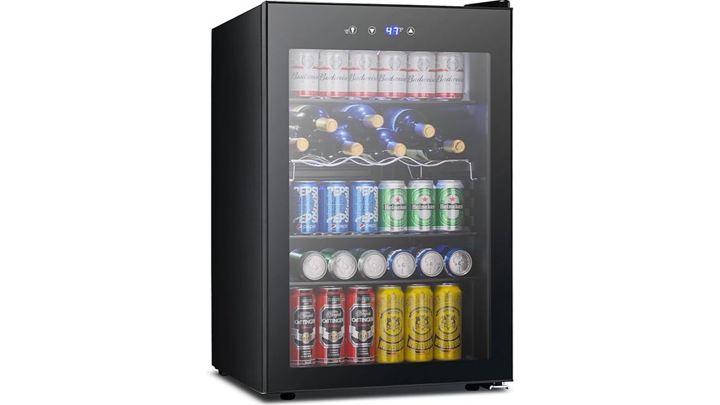 37 bottle smart mini fridge