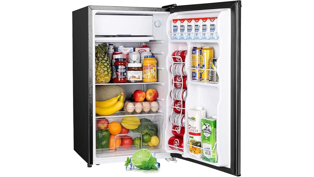 3 2cuft dorm fridge freezer