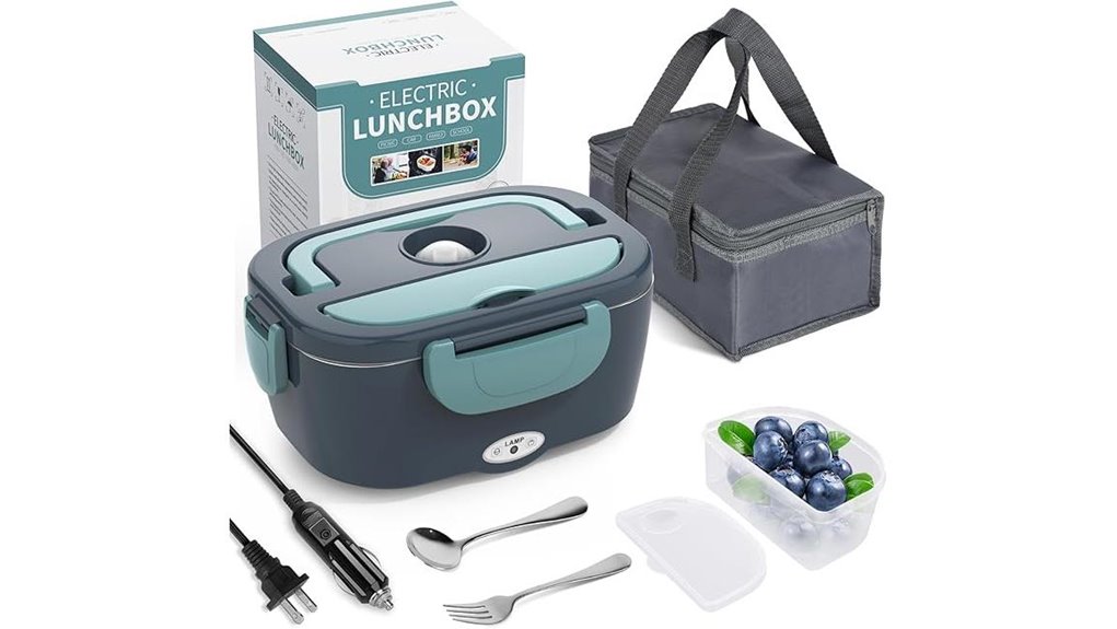 3 in 1 electric lunchbox with bag