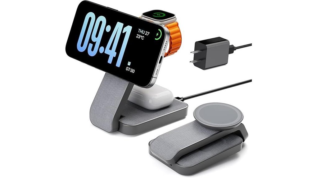 3 in 1 foldable magsafe charger