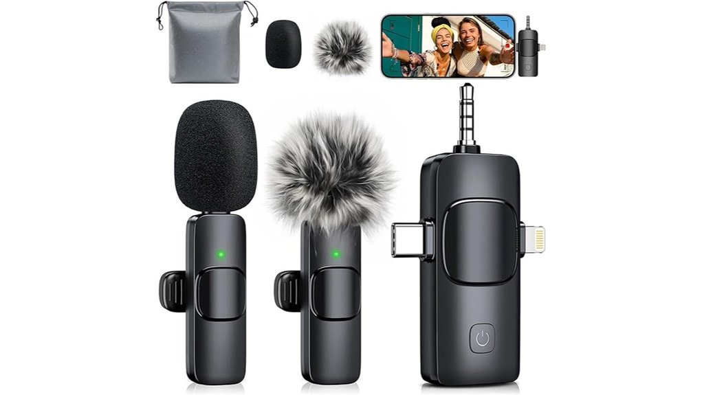 3 in 1 iphone lavalier mic