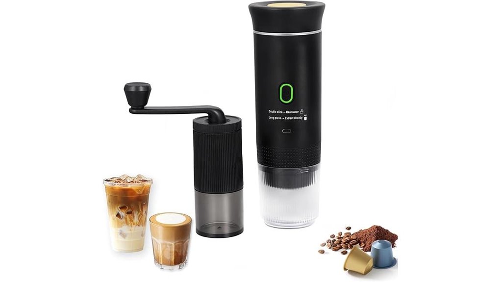 3 in 1 portable coffee maker