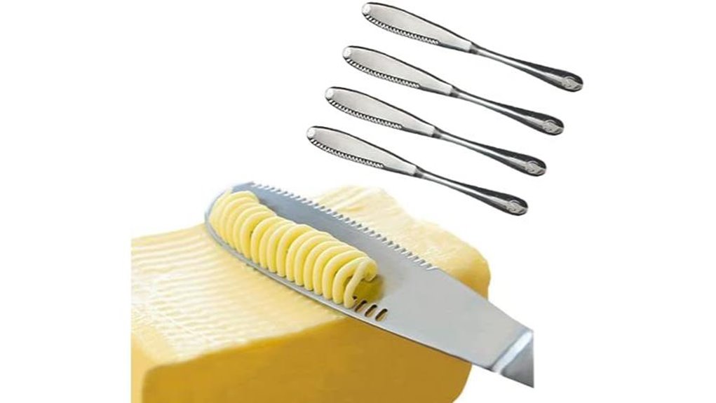 3 in 1 stainless butter knife