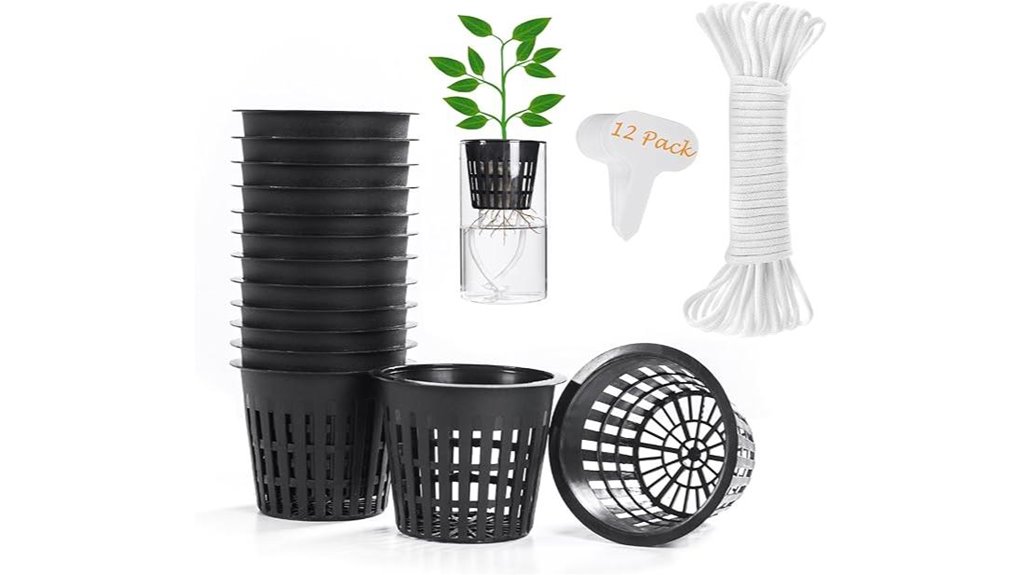 3 net cups with wicks