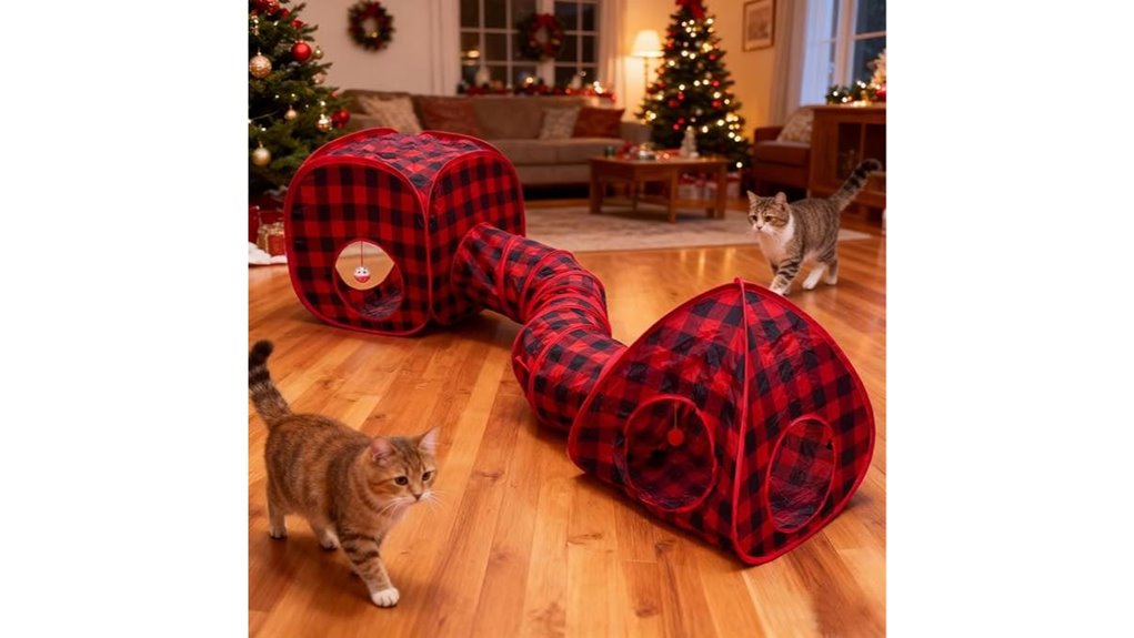 3 pack indoor cat tunnels