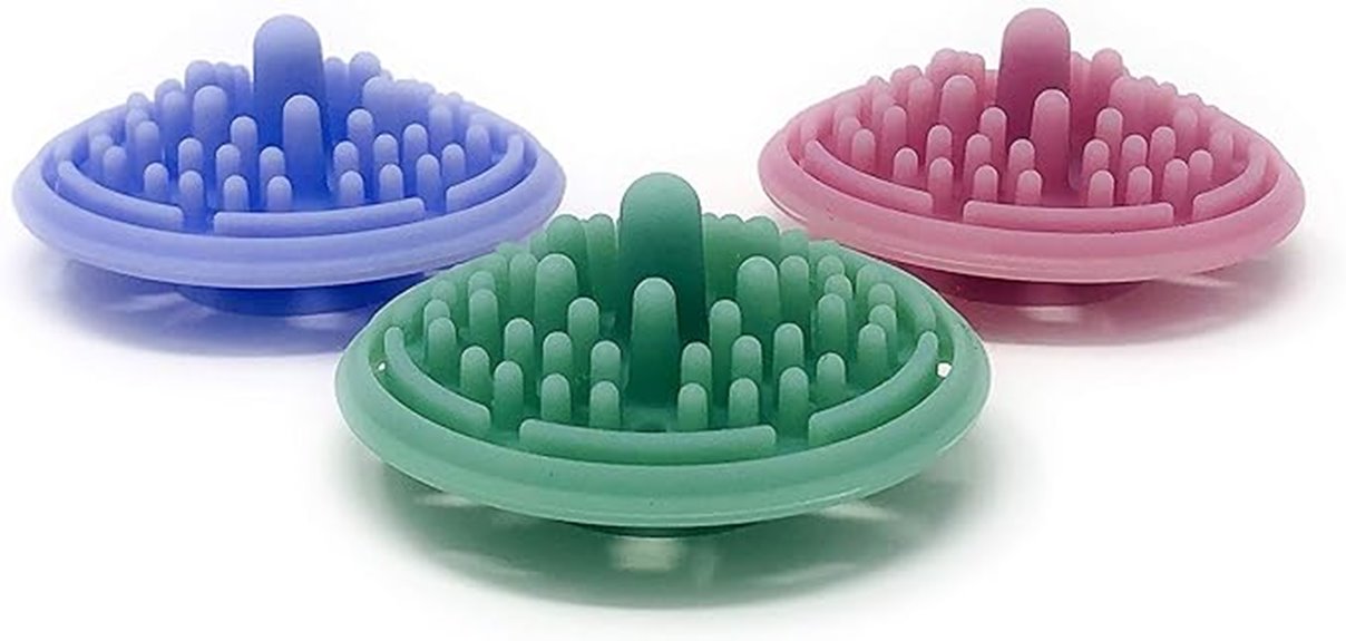 3 pack multicolor brush cleaner