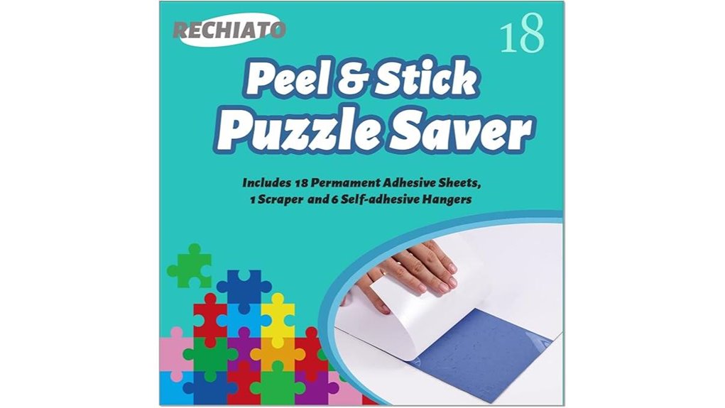 3 pack puzzle glue sheets