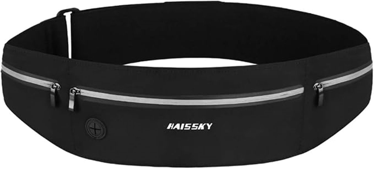 3 pocket slim waterproof belt