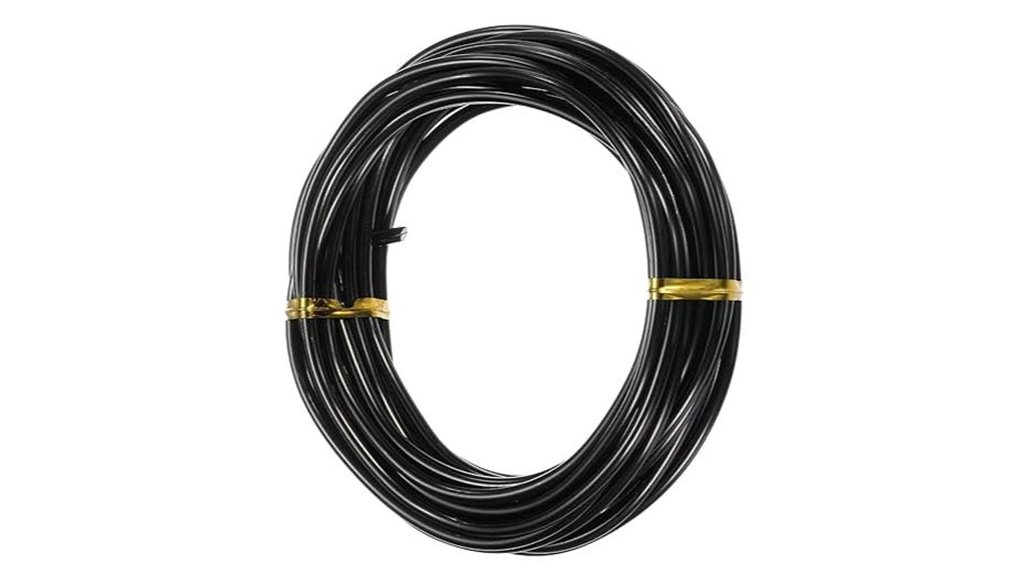 3mm black anodized bonsai wire