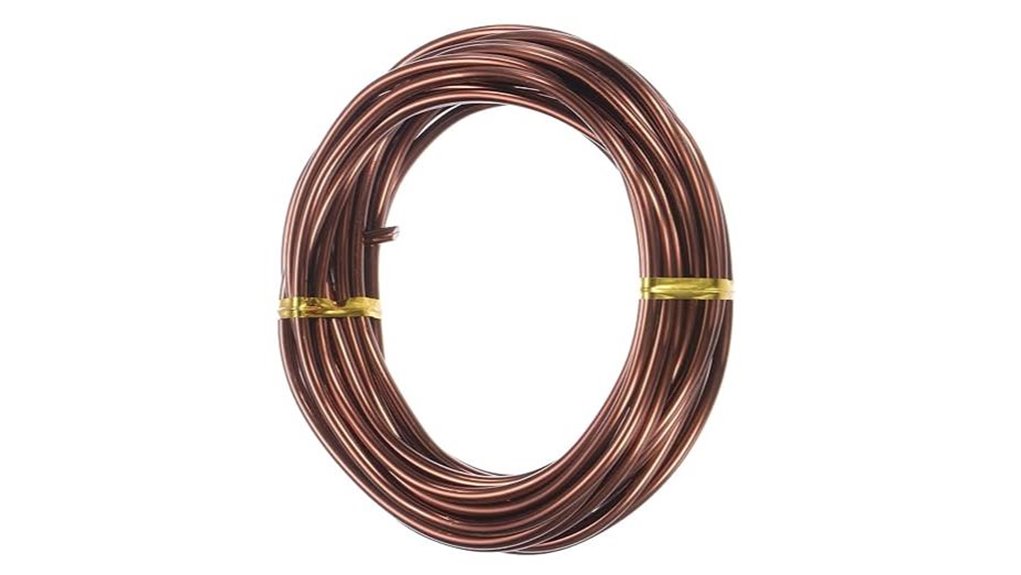 3mm bronze anodized bonsai wire