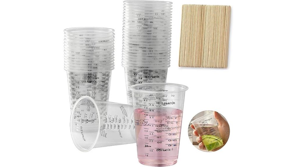 40 clear 8oz cups