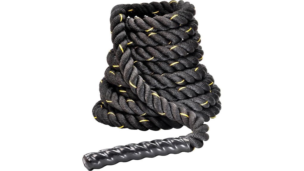 40 foot battle rope 1 5 poly dacron