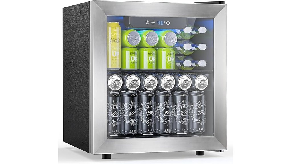 48 can wine cooler display